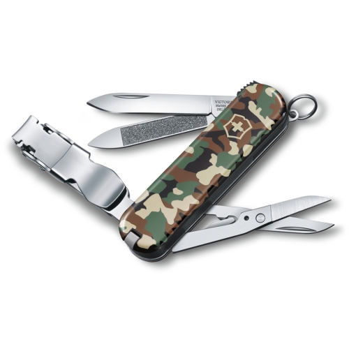 Нож Victorinox Classic Nail Clip 580, 65 мм, 8 функций, камуфляж