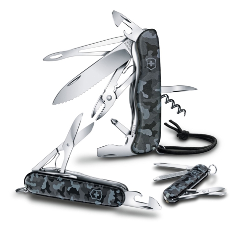 Нож Victorinox Classic SD, 58 мм, 7 функций, морской камуфляж