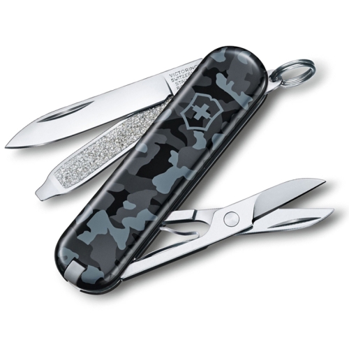 Нож Victorinox Classic SD, 58 мм, 7 функций, морской камуфляж