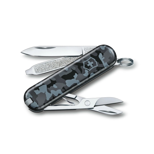 Нож Victorinox Classic SD, 58 мм, 7 функций, морской камуфляж
