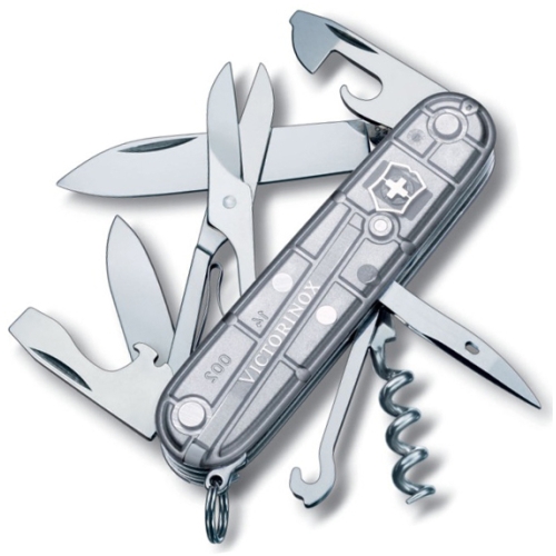 Нож Victorinox Climber, 91 мм, 14 функций, серебристый