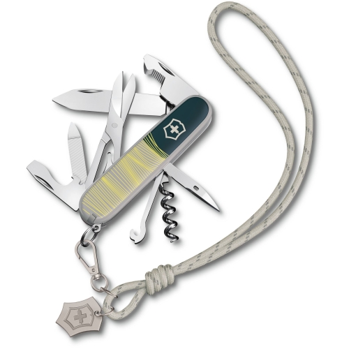 Нож Victorinox Companion New York Style, 91 мм, 16 функций, зеленый с чехлом (подар.коробка)