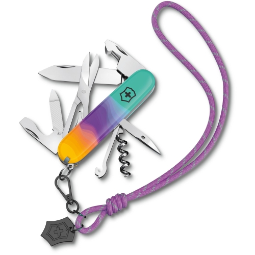 Нож Victorinox Companion Sydney Style, 91 мм, 16 функций, бирюзовый с чехлом (подар.коробка)