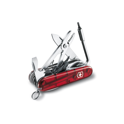 Нож Victorinox CyberTool, 91 мм, 41 функция, полупрозрачный красный