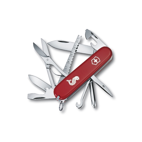 Нож Victorinox Fisherman, 91 мм, 18 функций, красный