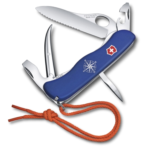 Нож Victorinox Skipper Pro, 111 мм, 12 функций, синий