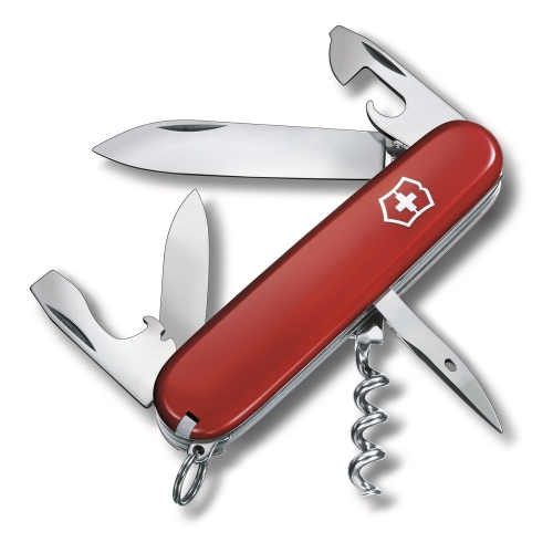 Нож Victorinox Spartan, 91 мм, 12 функций, красный, блистер
