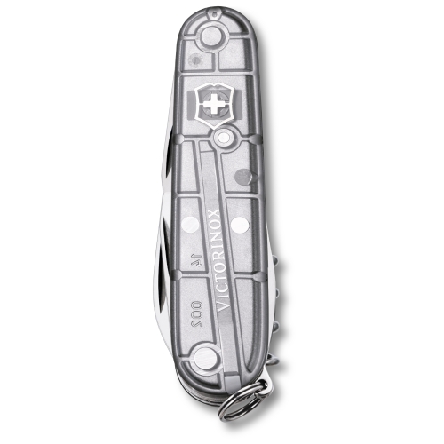 Нож Victorinox Spartan, 91 мм, 12 функций, полупрозрачный серебристый