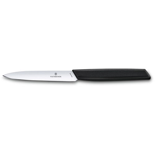 Нож Victorinox для овощей, лезвие 10 см прямое, чёрный