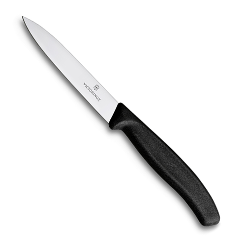 Нож Victorinox для очистки овощей, лезвие 10 см, черный