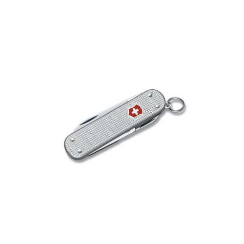 Нож-брелок Victorinox Classic Alox, 58 мм, 5 функций, серебристый