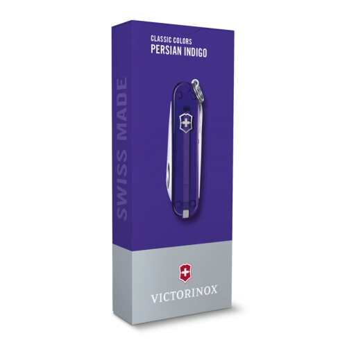 Нож-брелок Victorinox Classic SD Colors, 58 мм, 7 функций, "Persian Indigo"
