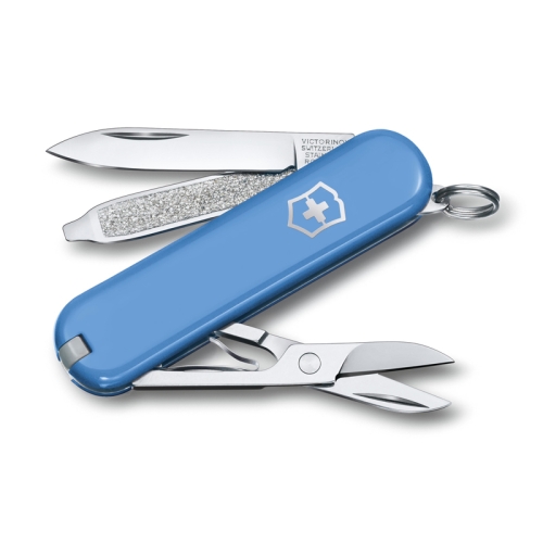 Нож-брелок Victorinox Classic SD Colors, 58 мм, 7 функций, "Summer Rain"