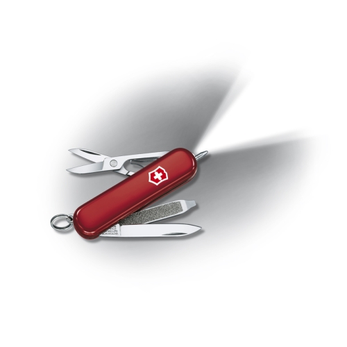 Нож-брелок Victorinox Classic Signature Lite, 58 мм, 7 функций, красный