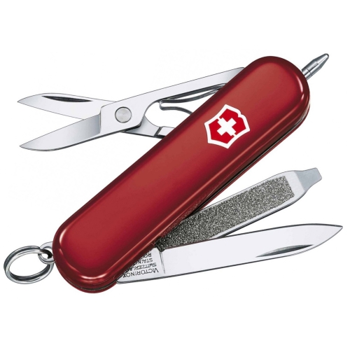 Нож-брелок Victorinox Classic Signature Lite, 58 мм, 7 функций, красный
