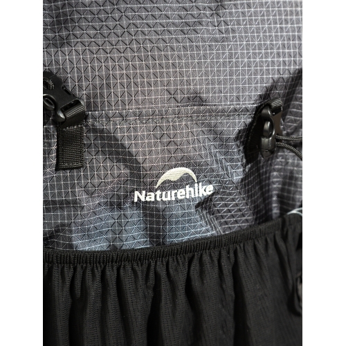 Рюкзак походный Naturehike Rock, 40л + 5л, черный/серый (NH20BB113)