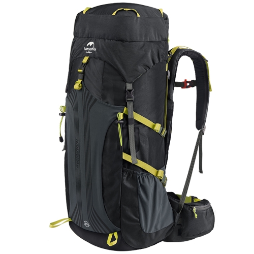 Рюкзак туристический Naturehike, 55л, черный (NH16Y020-Q)