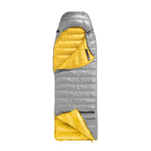 Спальный мешок Naturehike CW400 85*220 см, серый, молния справа (NH18C400-D)