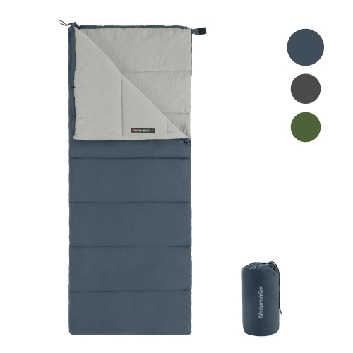 Спальный мешок Naturehike F150, синий (NH22MSD05), молния слева