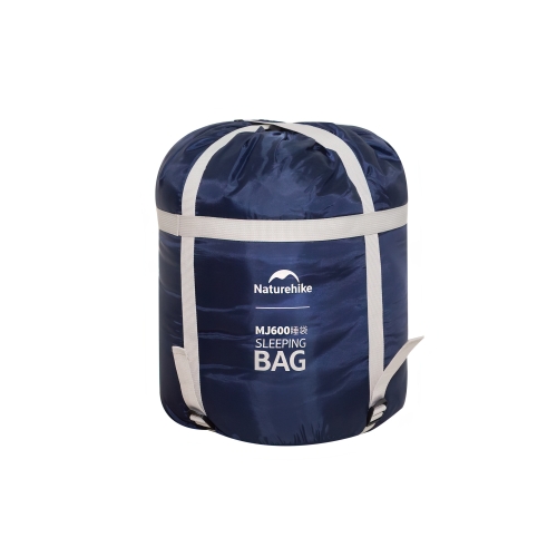 Спальный мешок Naturehike MJ600, синий (CNK2300SD014), молния справа