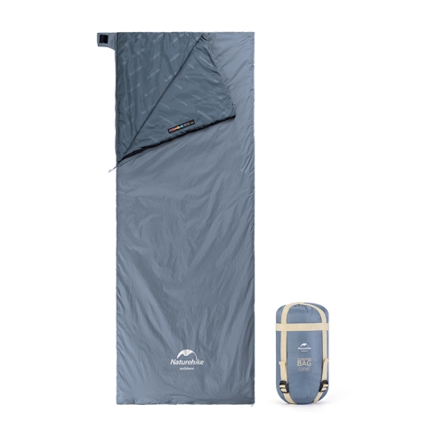 Спальный мешок мини Naturehike LW180, синий, молния справа (NH21MSD09)