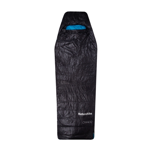 Спальный мешок теплый Naturehike CW400, ширина 75 см (NH18C400-D), молния справа