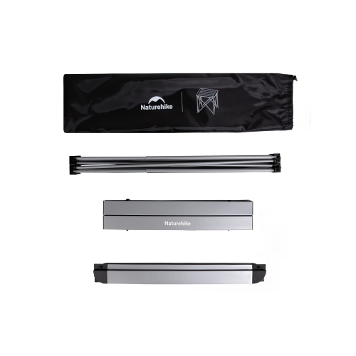 Стол складной Naturehike L03 69,5 см, серый (CNK2450JJ013)