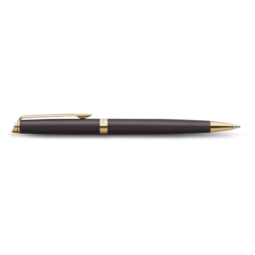 Waterman Hemisphere Metallic Black Lacquer GT ручка шариковая, 1,0мм, подарочная упаковка