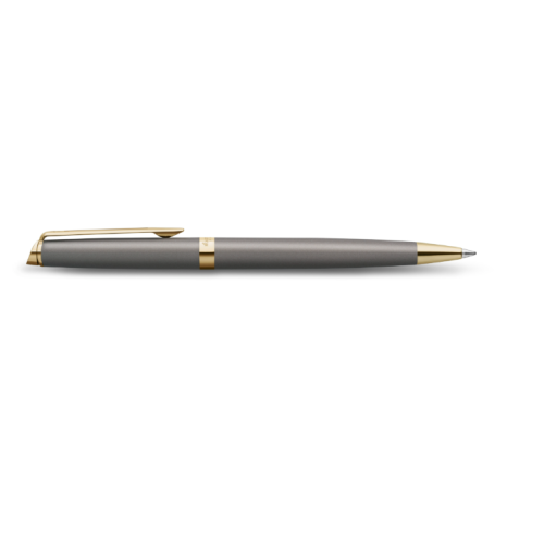 Waterman Hemisphere Metallic Grey Lacquer GT ручка шариковая, 1,0мм, подарочная упаковка