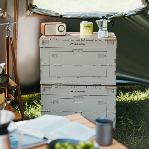 Ящик кемпинговый Naturehike легкий складной 23л, бежевый (CNK2450XB020)