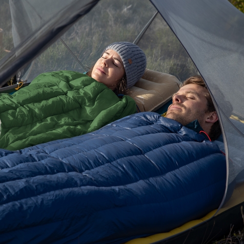 Спальный мешок Naturehike CW295, зеленый, молния справа (CNK2300SD013)