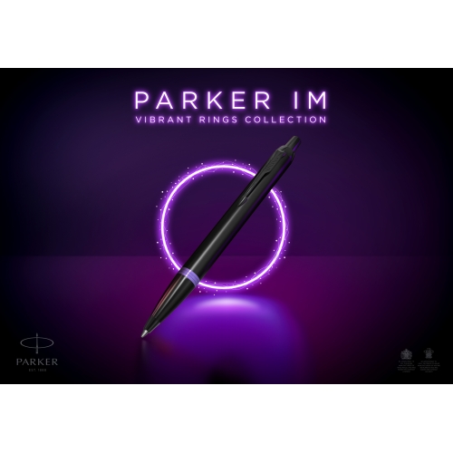 Parker IM Professionals - Amethyst Purple BT, шариковая ручка, М, подарочная упаковка
