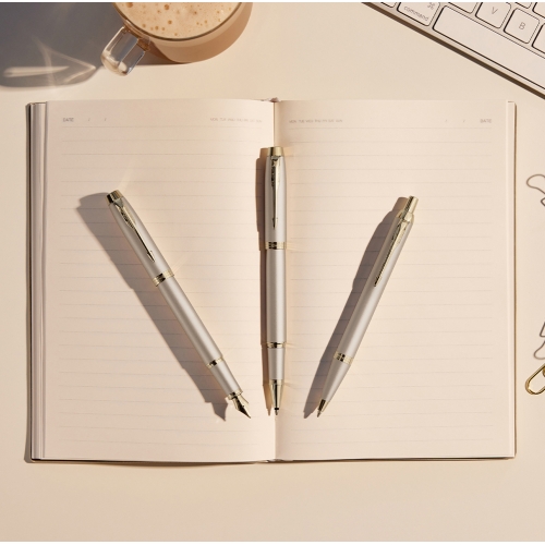Parker IM Professionals - Monochrome Champagne, шариковая ручка, M, подар.кор.