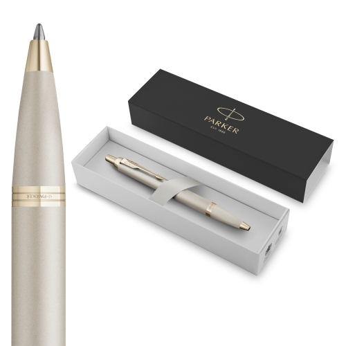 Parker IM Professionals - Monochrome Champagne, шариковая ручка, M, подар.кор.