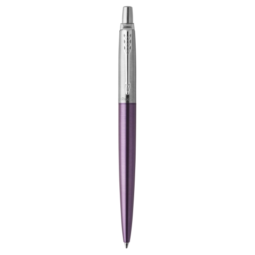 Parker Jotter - Victoria Violet Chrome CT, шариковая ручка, М, блистер