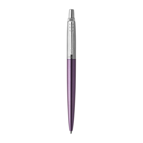 Parker Jotter - Victoria Violet Chrome CT, шариковая ручка, М, блистер