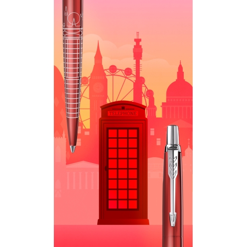 Parker Jotter Global Icons SE London K179, шариковая ручка, M, подар.кор.