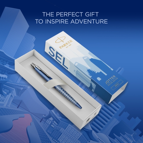 Parker Jotter Global Icons SE Seul K179, шариковая ручка, M, подар.кор.