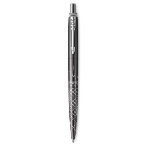 Parker Jotter Paris Grey CT, шариковая ручка, M, подарочная упаковка