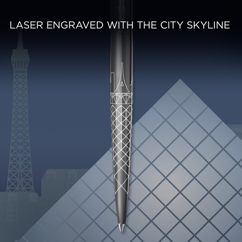 Parker Jotter Paris Grey CT, шариковая ручка, M, подарочная упаковка