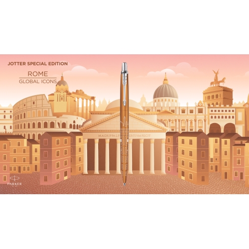 Parker Jotter Rome Bronze CT, шариковая ручка, M, подарочная упаковка
