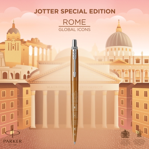 Parker Jotter Rome Bronze CT, шариковая ручка, M, подарочная упаковка