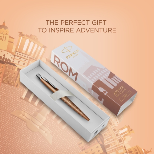 Parker Jotter Rome Bronze CT, шариковая ручка, M, подарочная упаковка