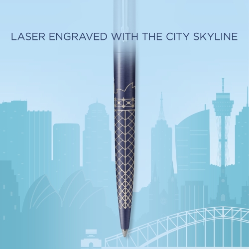 Parker Jotter Sydney Blue CT, шариковая ручка, M, подар.кор.