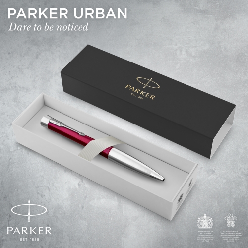 Parker Urban Core K314 - Vibrant Magenta CT, шариковая ручка, M