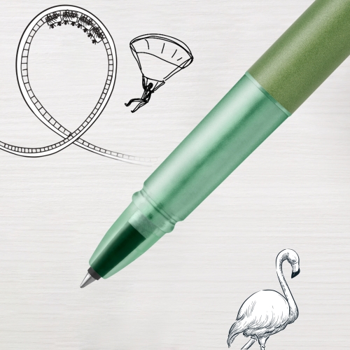 Parker Vector XL - Green, ручка-роллер, M, подар.кор.