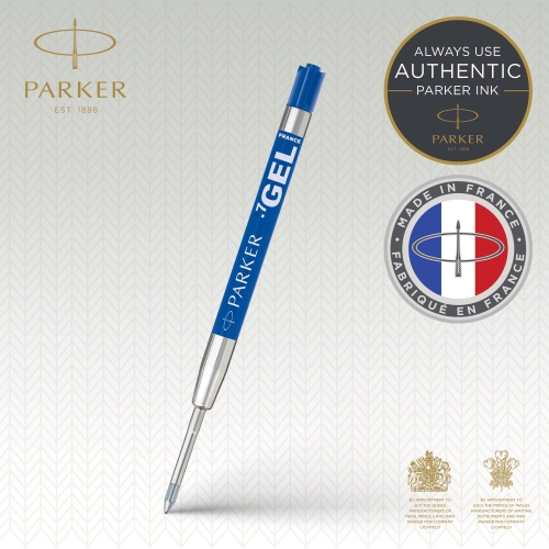 Parker Стержень для гелевой ручки Z10 синий, F 0,5мм, 2шт., блистер