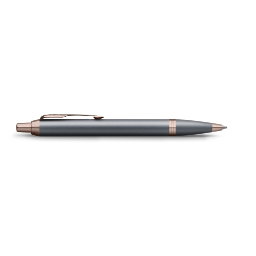 Parker IM Slate Rose Gold PVD Trim ручка шариковая синяя, 1,0мм, подарочная упаковка