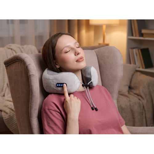 Дорожная подушка-массажер inRelax, ver.2, серая