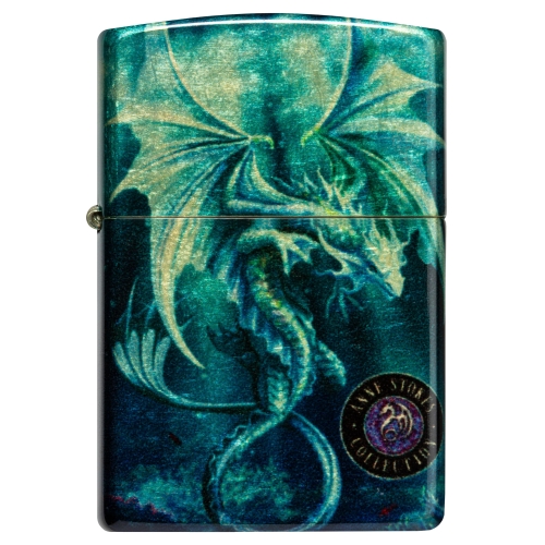Зажигалка Zippo Anne Stokes с покрытием 540 Tumbled Brass, латунь/сталь, разноцветная, 38x13x57 мм